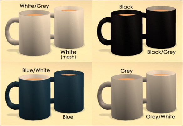 Plain mugs