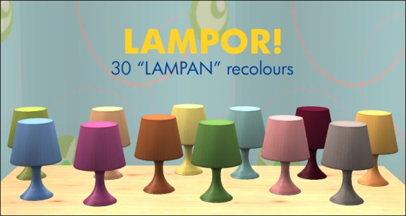 Lamps! 30 "LAMPAN" recolours