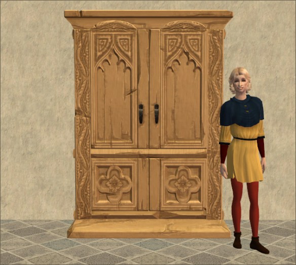 Timberbumff Concarvenite Wardrobe