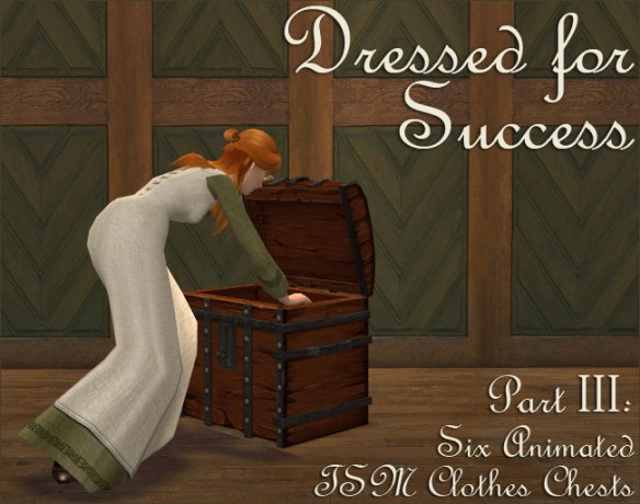 Six Animated Clothes Chests