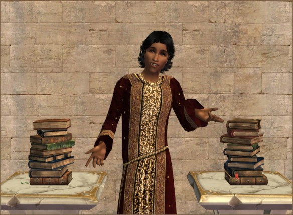 Book Stacks on Table