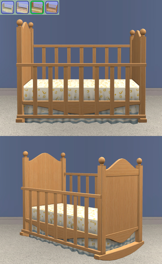 Canopy Crib - No Bedding