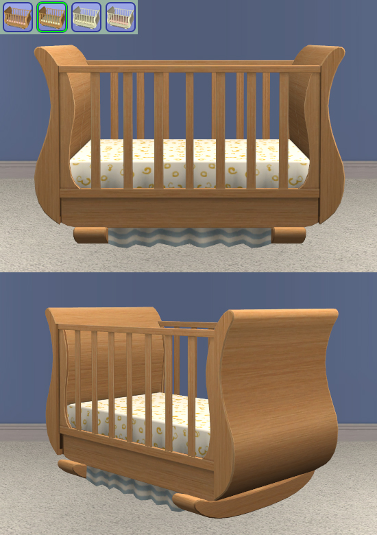 Sleigh Crib - No Bedding