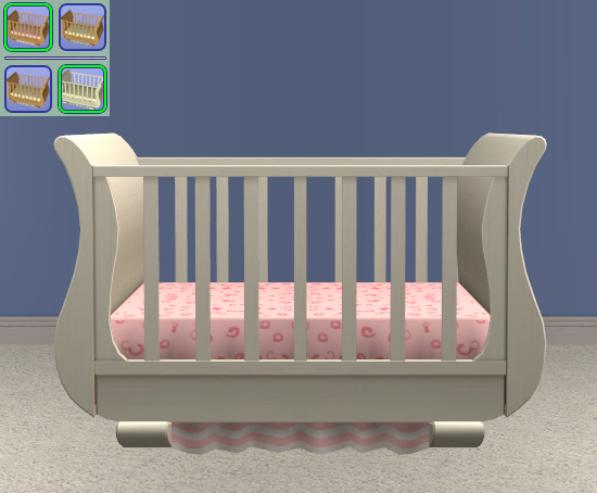 Sleigh Crib - Original Bedding