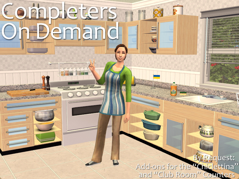 Completers On Demand: Add-ons for the Chiclettina and Club Room counters